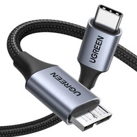 Kabel USB C / micro USB-B 3.0 Ugreen US565 5Gb/s 3A 0.5m - szary