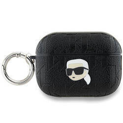 Karl Lagerfeld KLAP2PGKIPK AirPods Pro 2 (2022/2023) cover czarny/black Monogram Karl Head