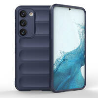 Magic Shield Case etui do Samsung Galaxy S23+ elastyczny pancerny pokrowiec niebieskie