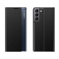 New Sleep Case pokrowiec etui z klapką z funkcją podstawki Samsung Galaxy S22+ (S22 Plus) czarny