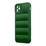 OBAL:ME Puffy Case for Apple iPhone 11 Dark Green