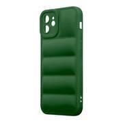 OBAL:ME Puffy Case for Apple iPhone 12 Dark Green
