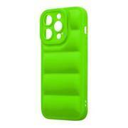 OBAL:ME Puffy Case for Apple iPhone 14 Pro Green