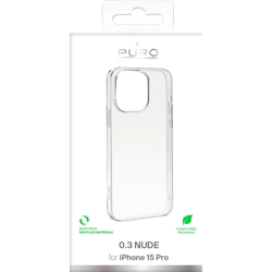 PURO 0.3 Nude - Etui iPhone 15 Pro (przezroczysty)