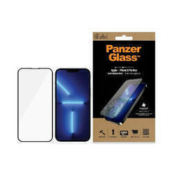 PanzerGlass E2E Microfracture iPhone 13 Pro Max 6,7" Case Friendly AntiBacterial czarny/black Pro2746