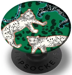 Richmond & Finch PopSockets Green Leopard