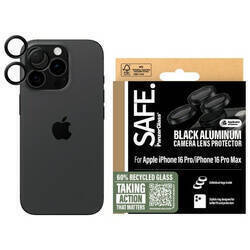 SAFE by PanzerGlass iPhone 16 Pro 6.3" / 16 Pro Max 6.9" Lens Protector czarny/black SAFE95891