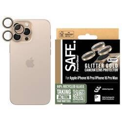 SAFE by PanzerGlass iPhone 16 Pro 6.3" / 16 Pro Max 6.9" Lens Protector złoty/glitter gold SAFE95895