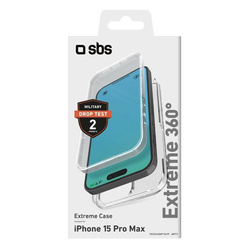 SBS 360° Full Body cover for iPhone 15 Plus - Extreme Collection