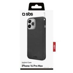 SBS Black Instinct Cover Rigid, velvet touch, for iPhone 14 Pro Max