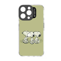 SBS CASE ME PEANUTS CASE IPHONE 14 PRO MAX WITH CAMERA LENS PROTECTION green backcover