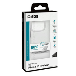 SBS Eco-sustainable cover made from recycled materials for iPhone 15 Pro Max