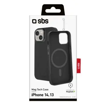 SBS Mag Tech Case metal finishes, compatible with MagSafe, iPhone 14/13