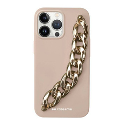 SBS Purple Classy String Case Cover for iPhone 13 Pro Max with chain