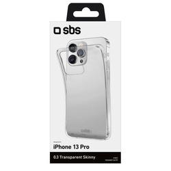 SBS Skinny Clear Cover Transparent, for iPhone 13 Pro