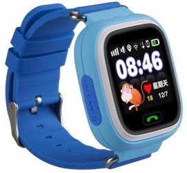 SMART WATCH DLA DZIECKA GPS DLA RODZICA Q90 NIEBIESKI