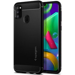 SPIGEN RUGGED ARMOR  ACS01112 GALAXY M21 MATTE BLACK WYPRZEDAŻ