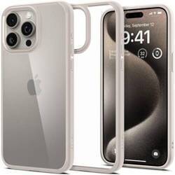 SPIGEN ULTRA HYBRID IPHONE 15 PRO MAX NATURAL TITANIUM