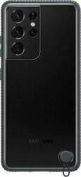 Samsung Etui Clear Protective Cover Galaxy S21 Ultra Black Uszkodzone opakowanie