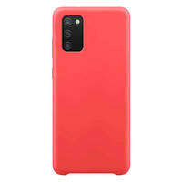 Silicone Case elastyczne silikonowe etui pokrowiec Samsung Galaxy A03s czerwony
