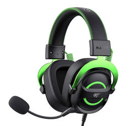 Słuchawki gamingowe Havit H2002E (Czarno-zielone)