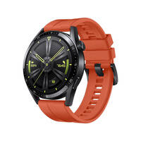 Strap One silikonowa opaska pasek bransoleta bransoletka do zegarka Huawei Watch GT 3 42 mm pomarańczowy