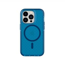 TECH-21 T21-9838 Evo Check - Apple iPhone 14 Pro Case MagSafe Compatible - Classic Blue