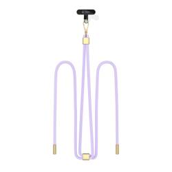 TECH-PROTECT C2S ROPE CROSSBODY STRAP LAVENDER/GOLD