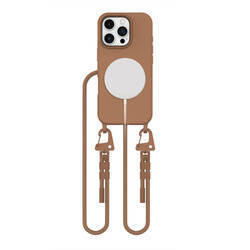 TECH-PROTECT MAGNECKLACE MAGSAFE IPHONE 16 PRO CHOCOLATE BROWN