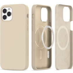 TECH-PROTECT SILICONE MAGSAFE IPHONE IPHONE 12 / 12 PRO BEIGE
