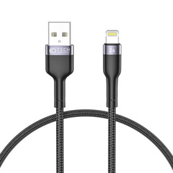 TECH-PROTECT ULTRABOOST LIGHTNING CABLE 2.4A 25CM BLACK
