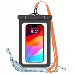 TECH-PROTECT UWC9 UNIVERSAL WATERPROOF CASE 8.9 INCH BLACK/ORANGE