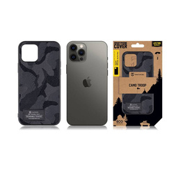 Tactical Camo Troop Cover for Apple iPhone 12/12 Pro Black