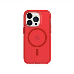 Tech21 T21-9915 Evo Check - Apple iPhone 14 Pro Case MagSafe Compatible - Red