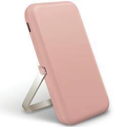 UNIQ Powerbank Hoveo 5000mAh USB-C 20W PD Fast charge Wireless Magnetic różowy/blush pink