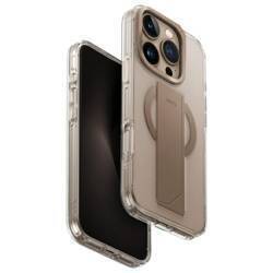 UNIQ etui Heldro Max iPhone 16 Pro 6.3"   Magclick Charging złoty/taupe gold