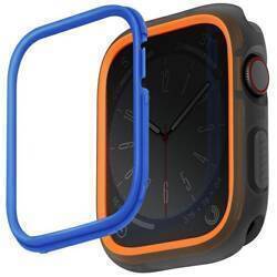 UNIQ etui Moduo Apple Watch Series  4/5/6/7/8/9/SE/SE2 44/45mm pomarańczowy-niebieski/orange-blue