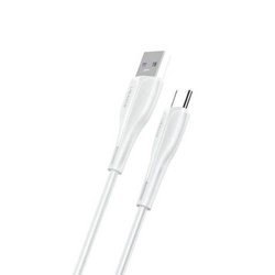 USAMS KABEL U38 USB-C 5A FAST CHARGE DLA OPPO/HUAWEI 1M BIAŁY