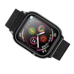 USAMS Pasek z etui Apple Watch 4/5/6/7/ SE 40/41mm. czarny/black ZB73IW1 (US-ZB073)