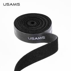 USAMS Taśma organizer do kabli Velcro 2m czarny/black ZB60ZD03 (US-ZB060)