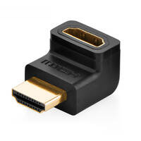 Ugreen adapter przejściówka HDMI (męski) - HDMI (żeński) czarny (HD112)