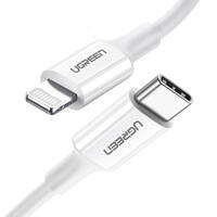 Ugreen kabel przewód MFi USB Typ C - Lightning 3A 0.5 m biały (US171)