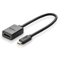 Ugreen kabel przewód przejściówka adapter HDMI - micro HDMI 19 pin 20cm czarny (20134)
