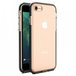 VERGE CASE ETUI ŻELOWE IPHONE 7 / 8 / SE 2020 CZARNY