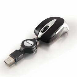 Verbatim Mysz optyczna Go Mini USB-A 1000 dpi czarny/black 49020