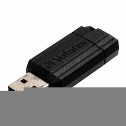 Verbatim Pendrive 64GB USB-A 2.0 PinStripe czarny/black 49065