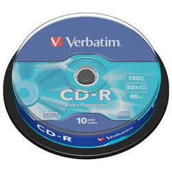 Verbatim Płyta CD-R 700MB 52x Extra       Protection 10szt 43437