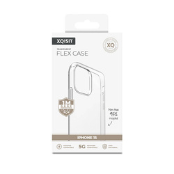 XQISIT NP Flex Case Anti Bac, RECYCLED for iPhone 15 clear