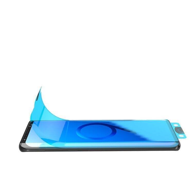 3D Edge Nano Flexi Glass folia szklana szkło hartowane na cały ekran z ramką Samsung Galaxy S21+ 5G (S21 Plus 5G) czarny