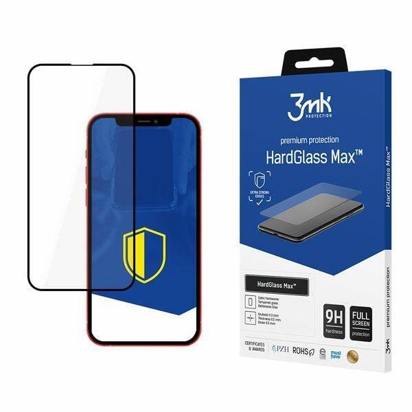 3MK HARD GLASS MAX IPHONE 13 PRO MAX CZARNY